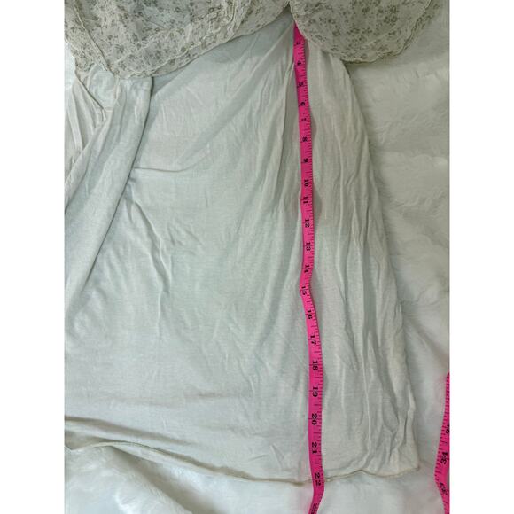 Vintage Y2K Silk Floral Peasant Blouse Milk Maid Cottagecore Made in Italy Large - Picture 16 of 16